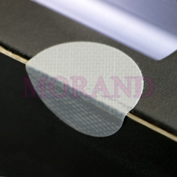 Kółka samoprzylepne tkanina do oznaczania towaru czarne 30 2,5k
