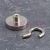 Magnes stalowy z haczykiem srebrny fi32 N38