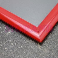 Ramka aluminiowa zatrzaskowa czerwona A3