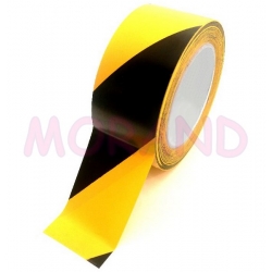 Taśma oznaczeniowa PVC żółto-czarna 50/33/017