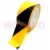Taśma oznaczeniowa PVC żółto-czarna 50/33/017