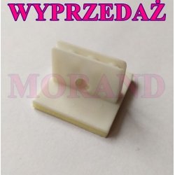 Uchwyt grip reklam prostopadły biały 25x25