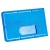 Etui kieszonka na kartę kredytową niebieskie 92x58